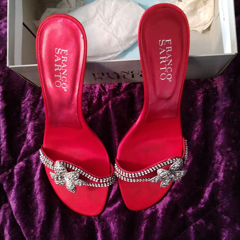 Fraco Sarto L-RENEW in red satin